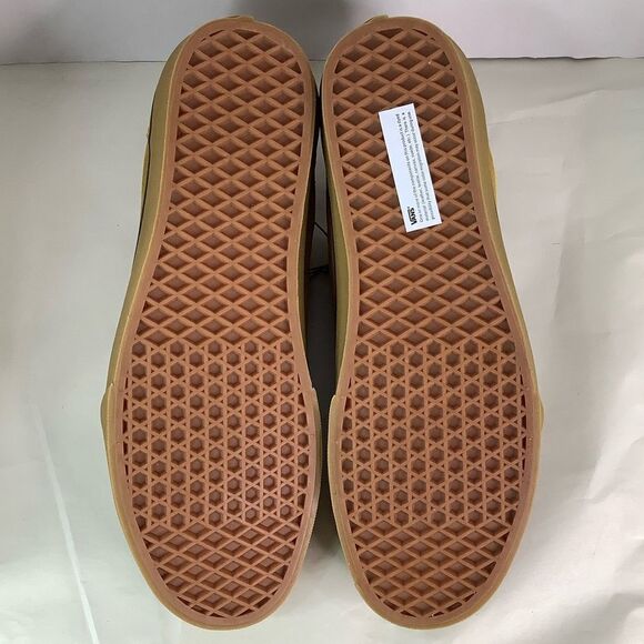 New! VANS Ward Low Top Wheat Tan Suede Leather Skater Men’s Sneaker Sz 13 or 8 - Picture 5 of 9